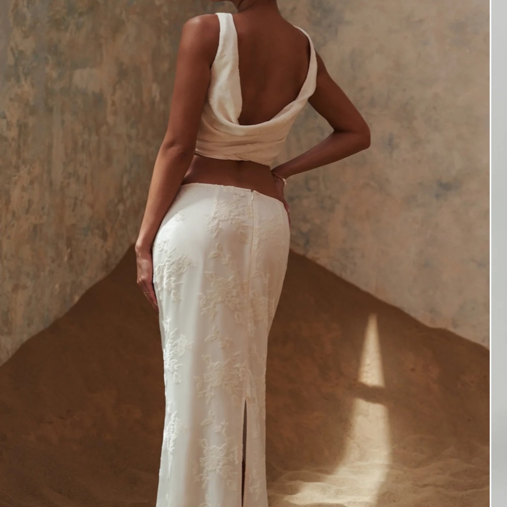Meshki 2 piece ivory set